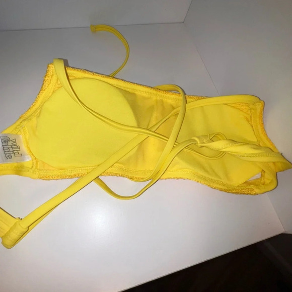 Wild fable, S, crochet knit tube, bikini crisscross, adjustable string top - Picture 7 of 7